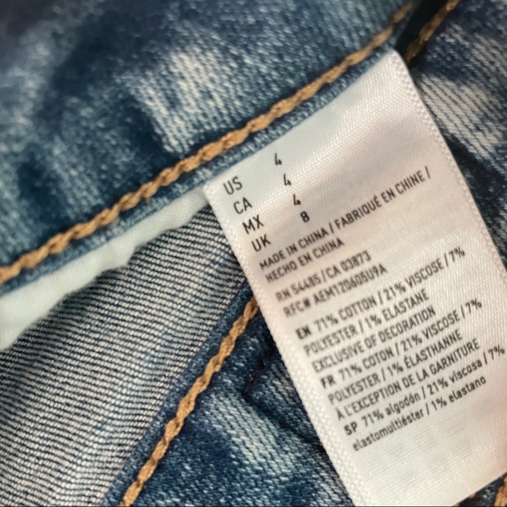 American Eagle Ripped Jean Skirt - Picture 6 of 6